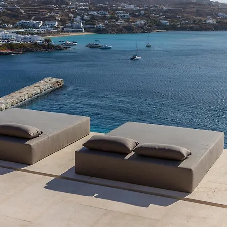 The Skyvilla Mykonos - A Landmark With Breathtaking Views Of The Psarou Bay 别墅 Mykonos Town