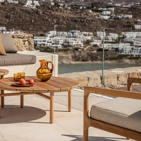 The Skyvilla Mykonos - A Landmark With Breathtaking Views Of The Psarou Bay Villa