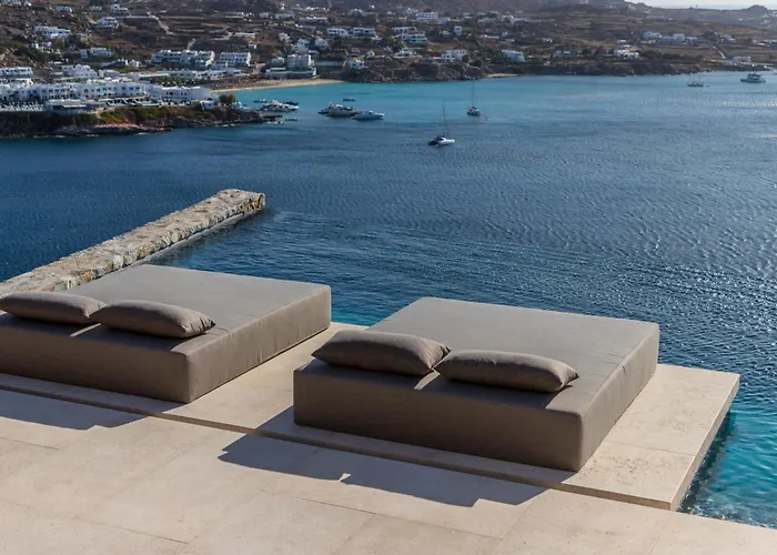 The Skyvilla Mykonos - A Landmark With Breathtaking Views Of The Psarou Bay Willa Platys Gialos (Mykonos)