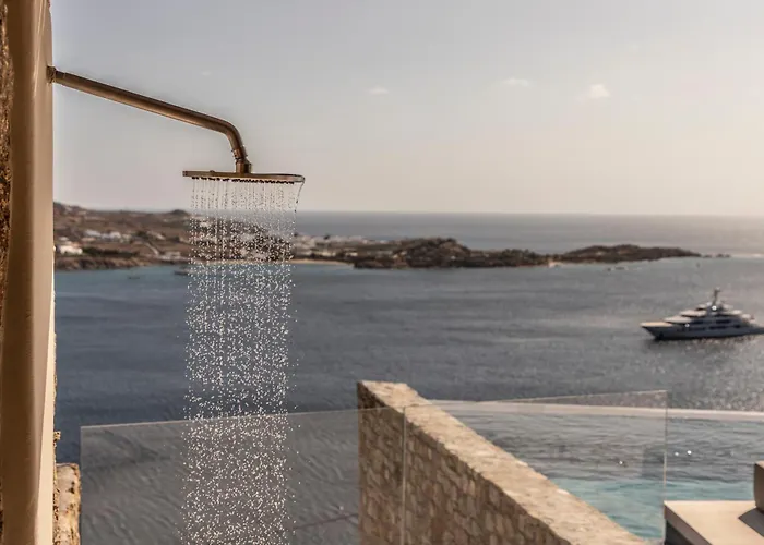 Willa The Skyvilla Mykonos - A Landmark With Breathtaking Views Of The Psarou Bay