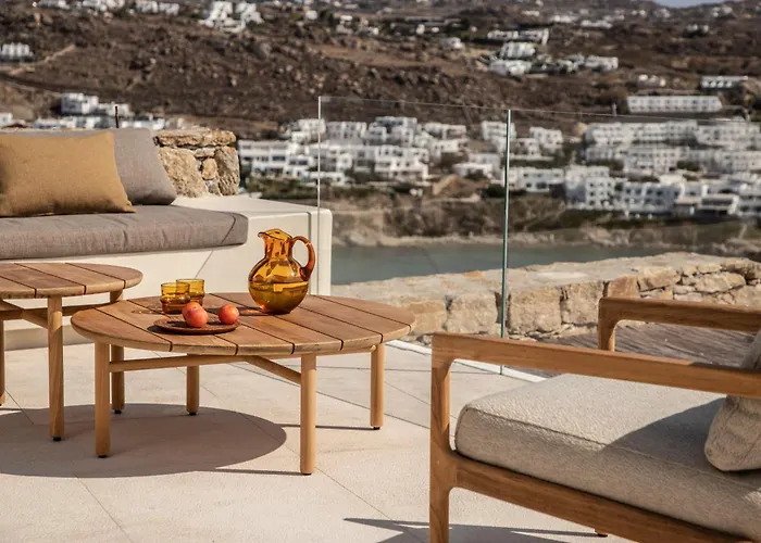 The Skyvilla Mykonos - A Landmark With Breathtaking Views Of The Psarou Bay Willa