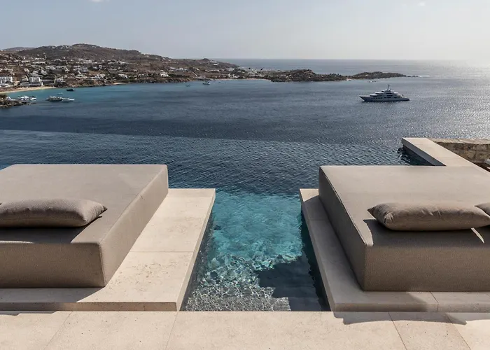 The Skyvilla Mykonos - A Landmark With Breathtaking Views Of The Psarou Bay