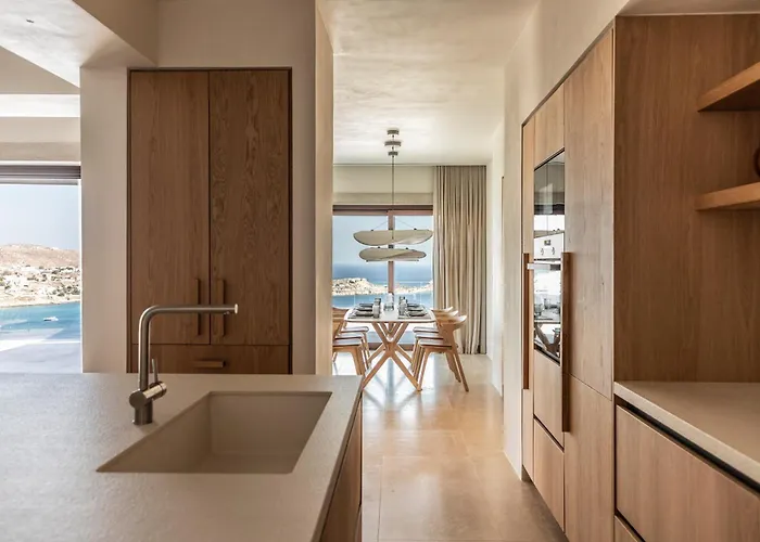 The Skyvilla Mykonos - A Landmark With Breathtaking Views Of The Psarou Bay Villa Platísz Jalósz